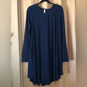 Dress, navy color